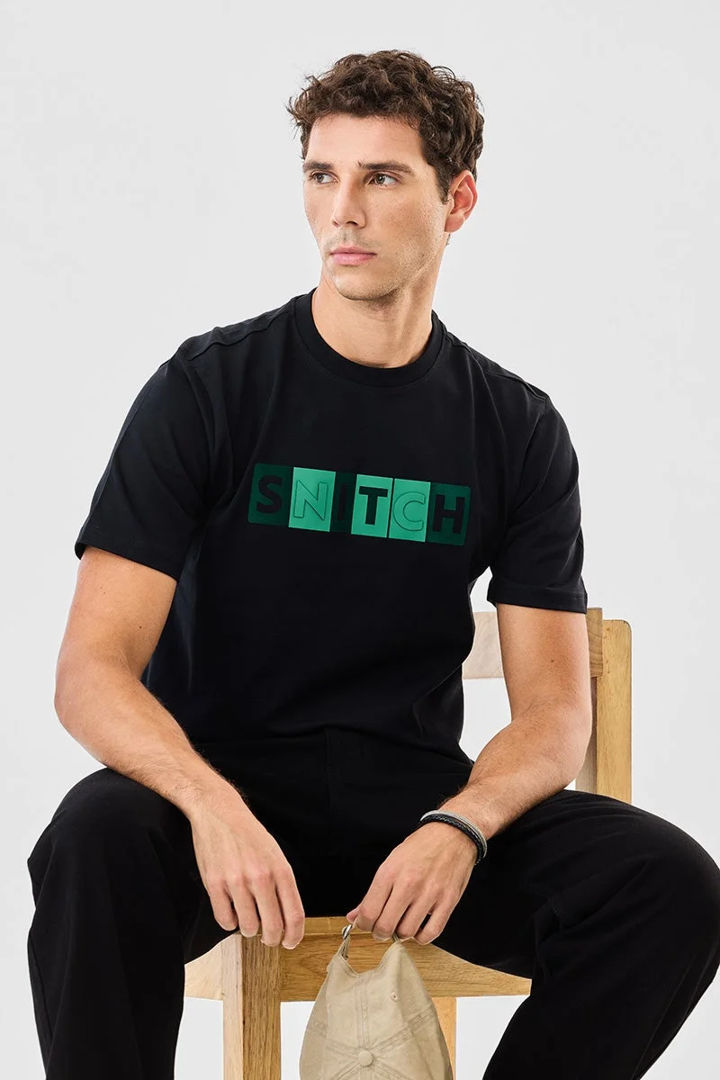 SNITCH Snitch Regular Fit 100% Cotton T-Shirt